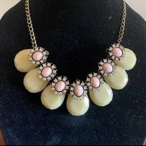 Statement necklace.